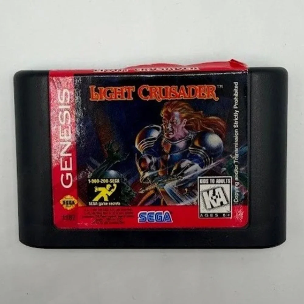 Light Crusader 1995 Sega Genesis 1187 Video Game